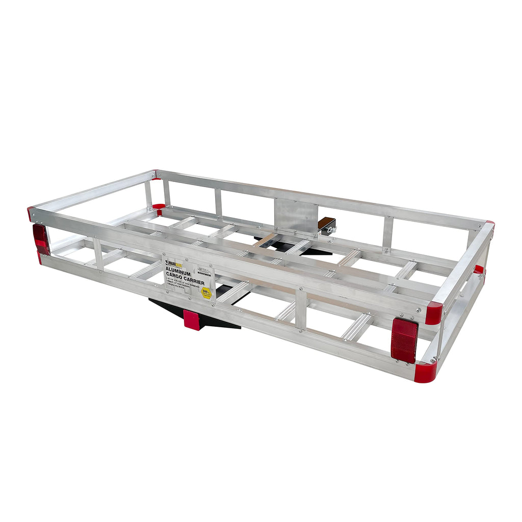 Aluminum Hitch Cargo Carrier with High Side Rails S865