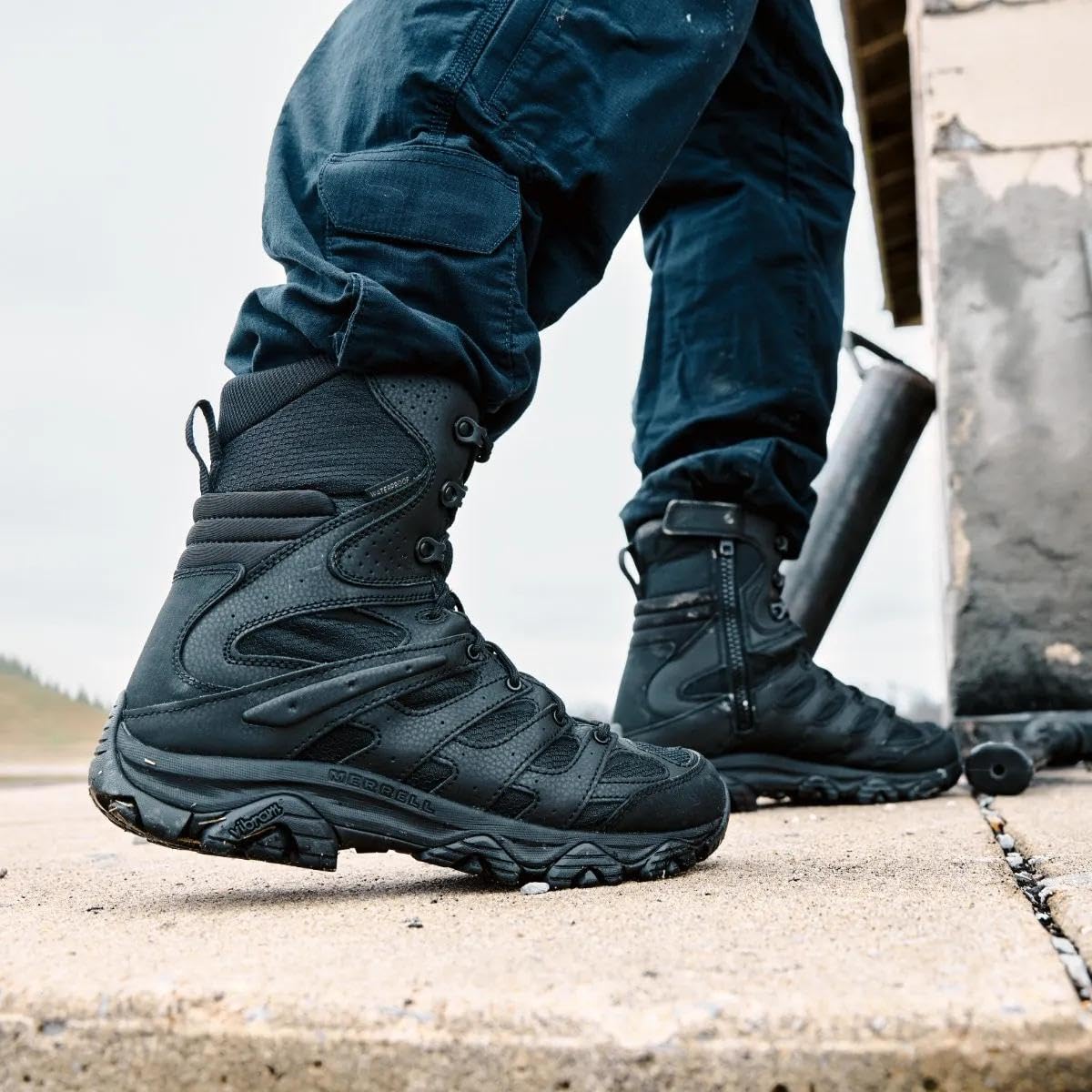 Waterproof 8 Inch Tactical Zip Work Boots H323176