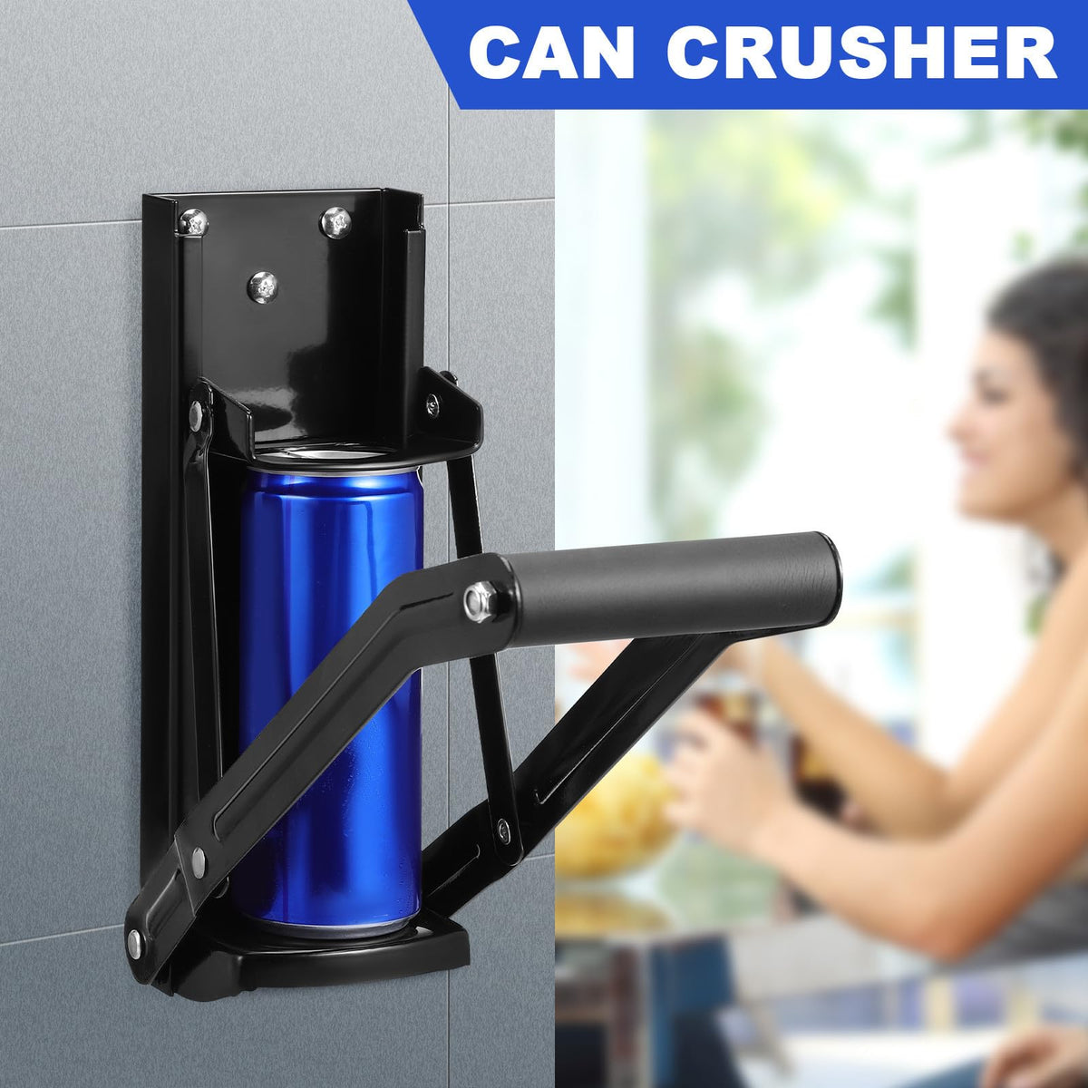 Stainless Steel Wall Mounted Can Crusher R47414