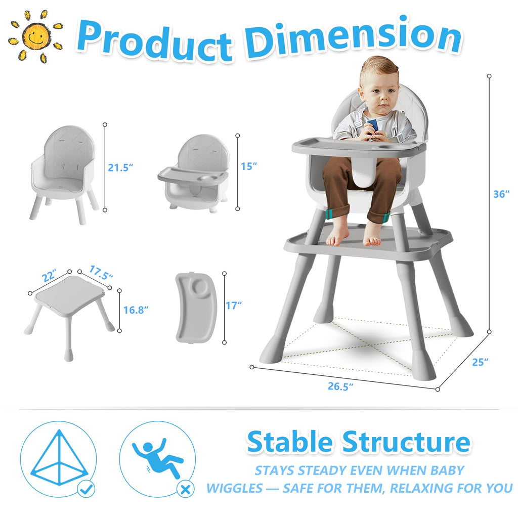 6 in 1 Baby High Chair A876322