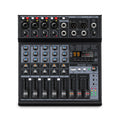 6 Channel Bluetooth Audio Mixer with 2 XLR Inputs F8662