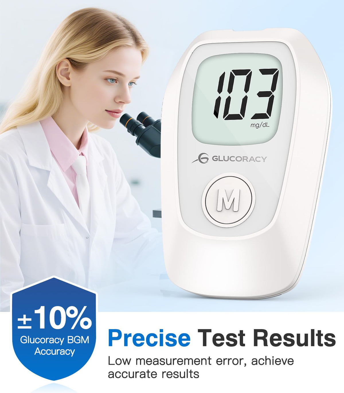 Blood Glucose Monitoring System, 100 Test Strips W65705