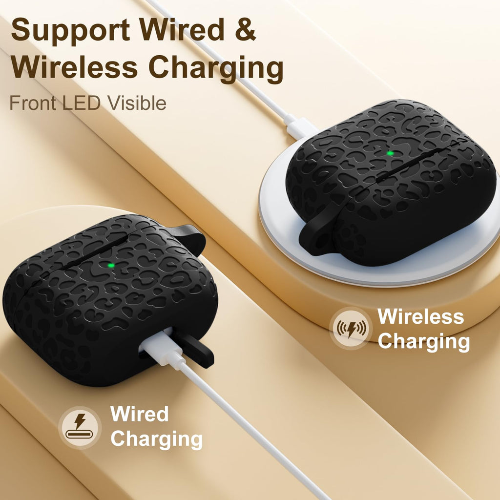 Black AirPod 3rd Generation Case with Keychain Q296