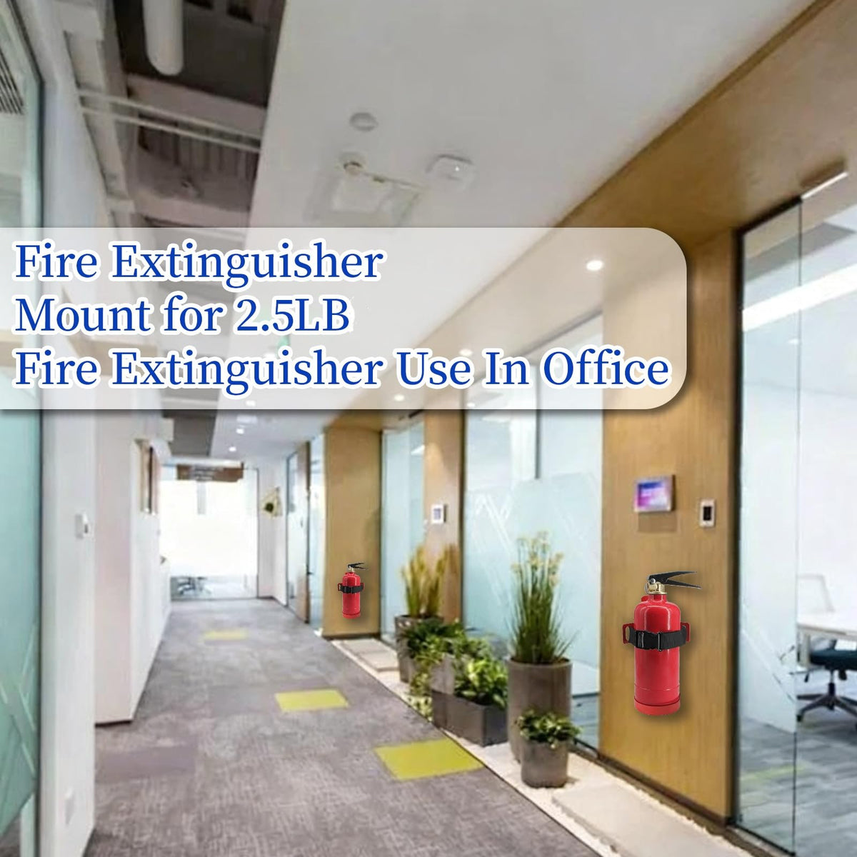 Small Fire Extinguisher Mount with Quick Release Strap X305317