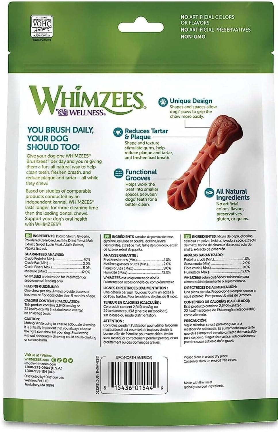 Natural Grain-Free Dental Dog Treats Variety Pack Y830
