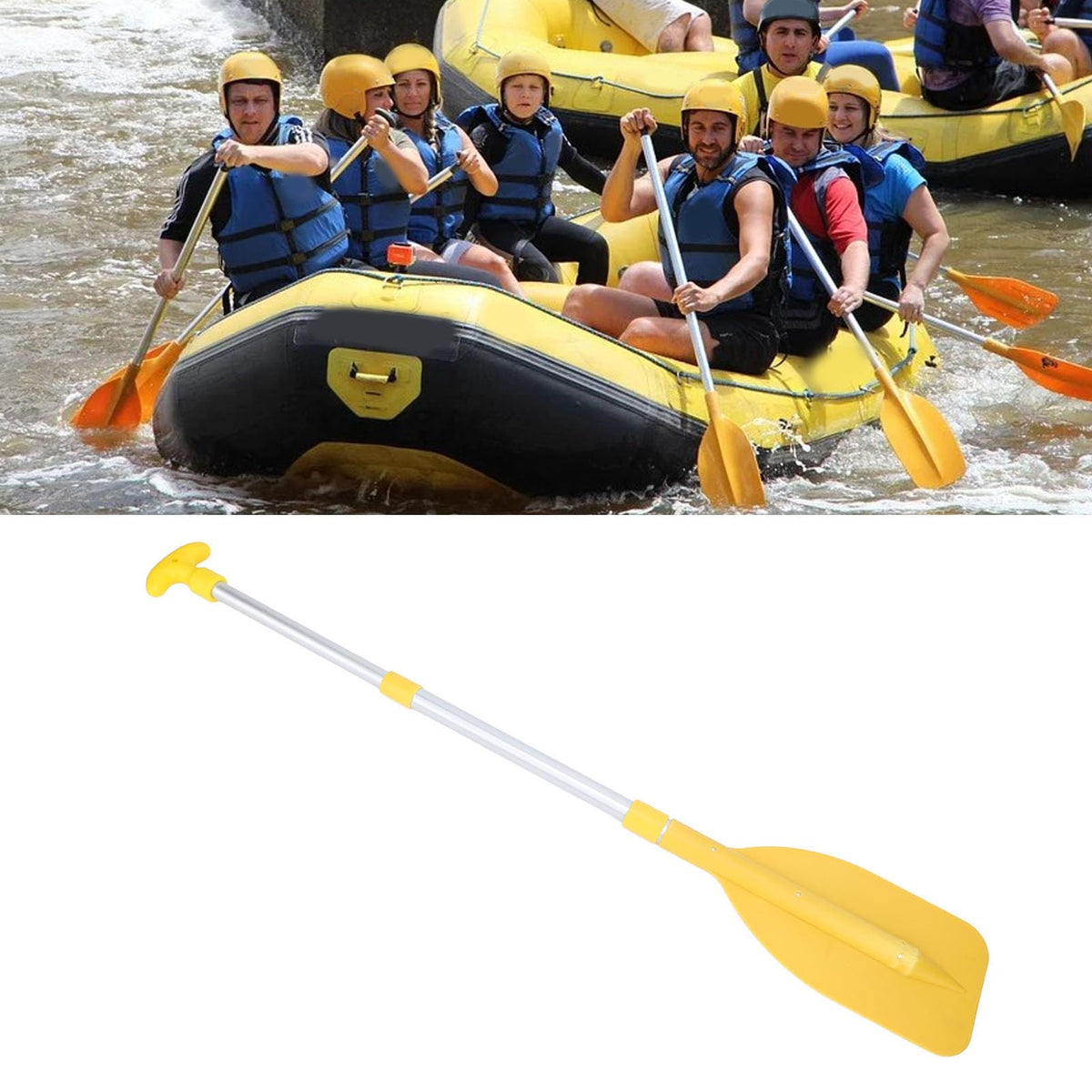2Pcs Telescopic Adjustable Canoe Paddles V58465