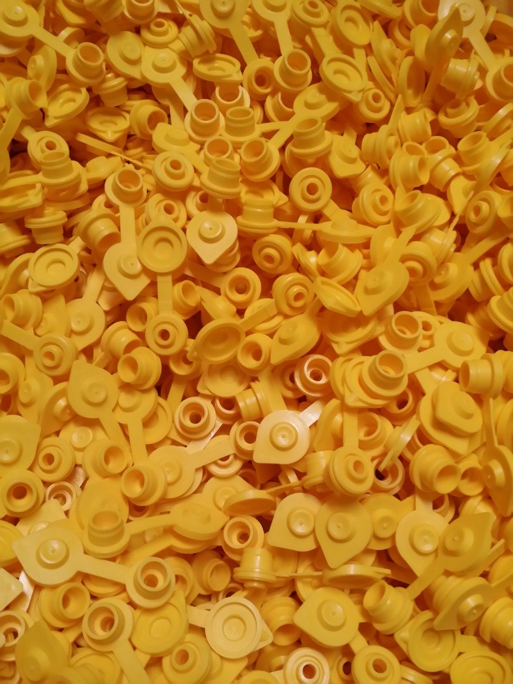 Yellow Plastic Gas Can Vent Caps B85568