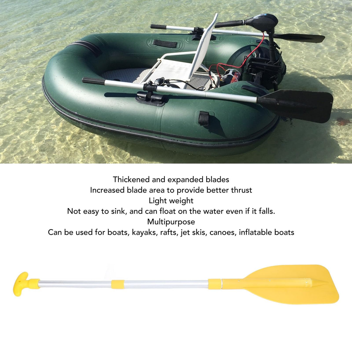 2Pcs Telescopic Adjustable Canoe Paddles V58465