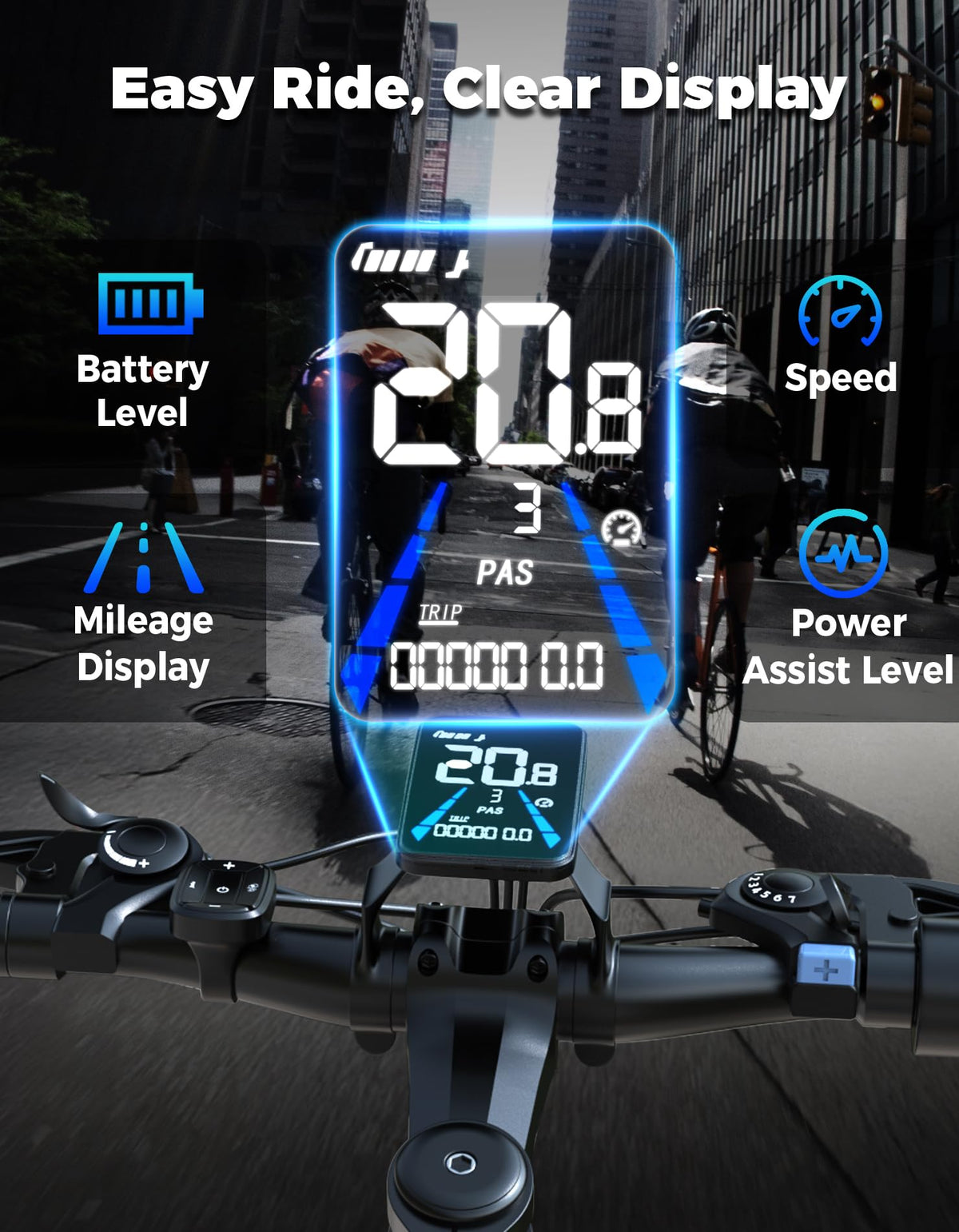 7-Speed 26" Tire Electric Bike M112