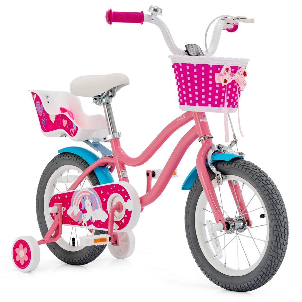 14 Inch Kids Bike with Training Wheels Q927331