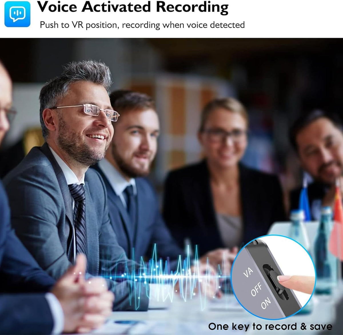 64GB Magnetic Voice Activated Recorder G228343