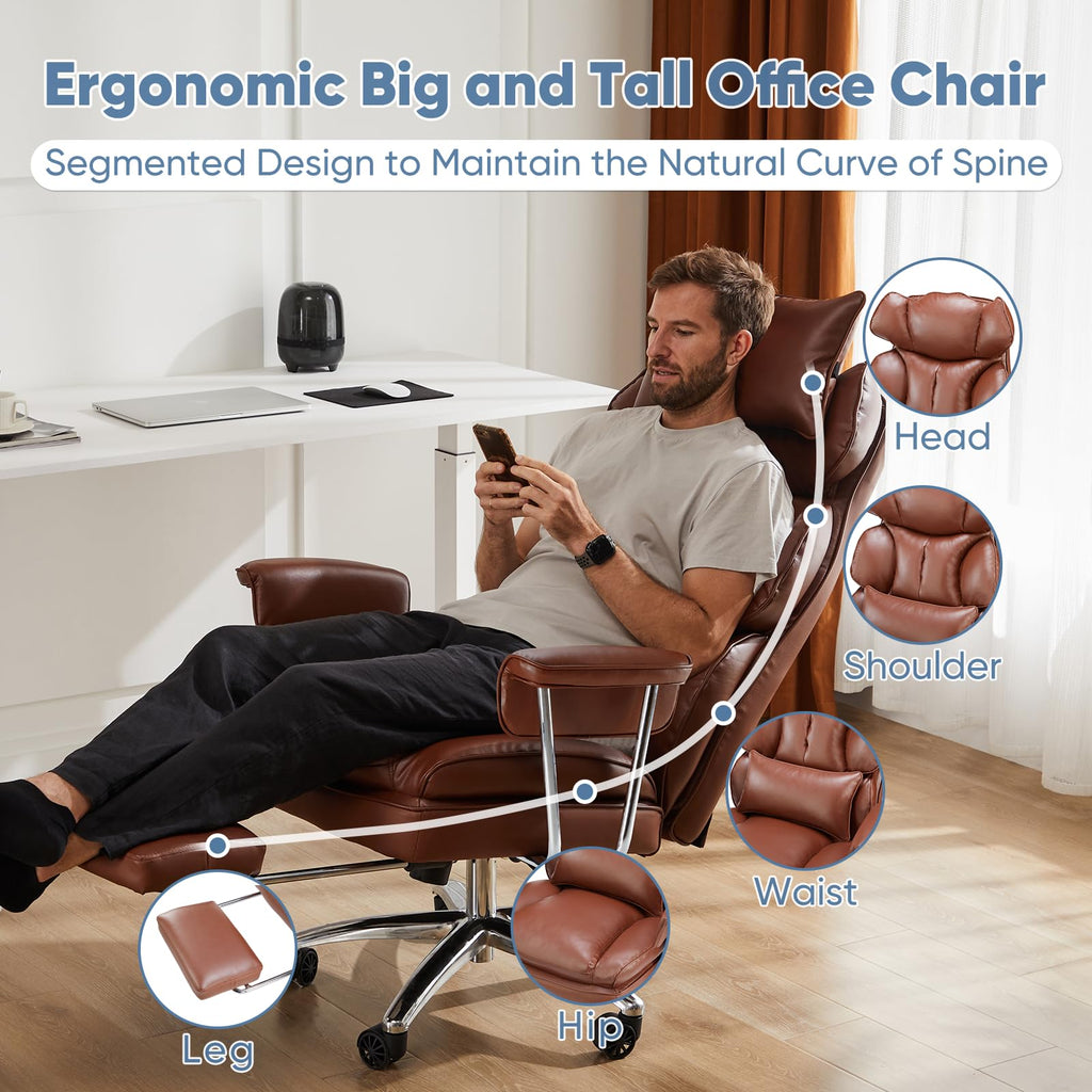 Ergonomic PU Leather Office Chair U7791
