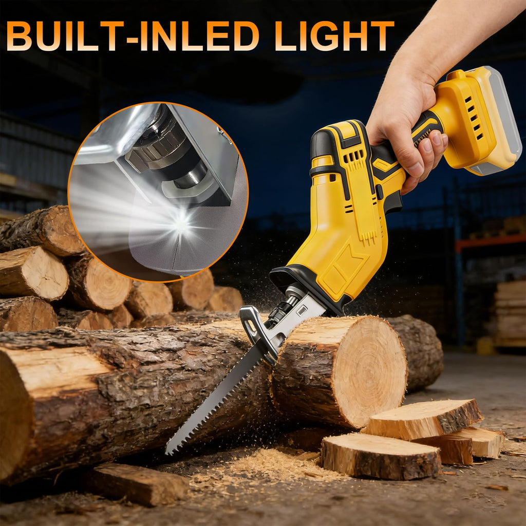 Cordless Reciprocating Saw 0-3500 SPM Variable Speed with 4 Blades X73878