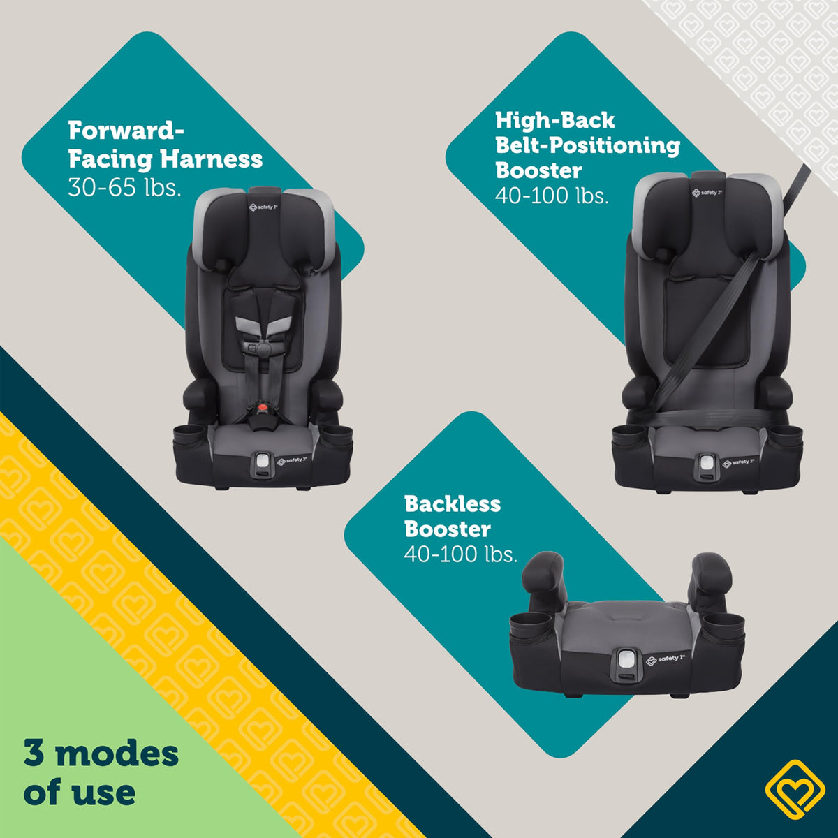 3-in-1 Booster Car Seat I359