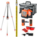 Red 360 Degree Self Leveling Rotary Laser Level Kit with Tripod G8118