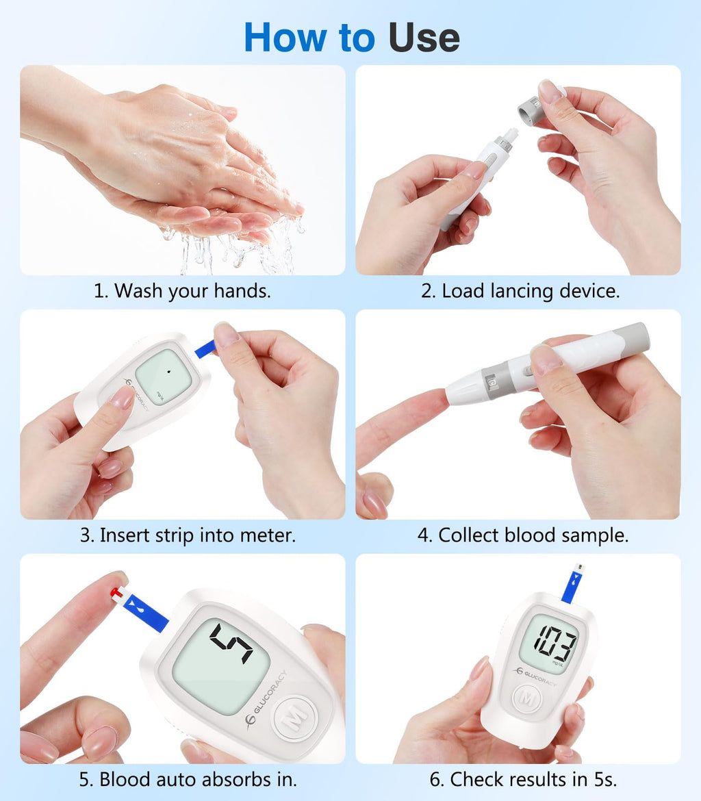 Blood Glucose Monitoring System, 100 Test Strips W65705