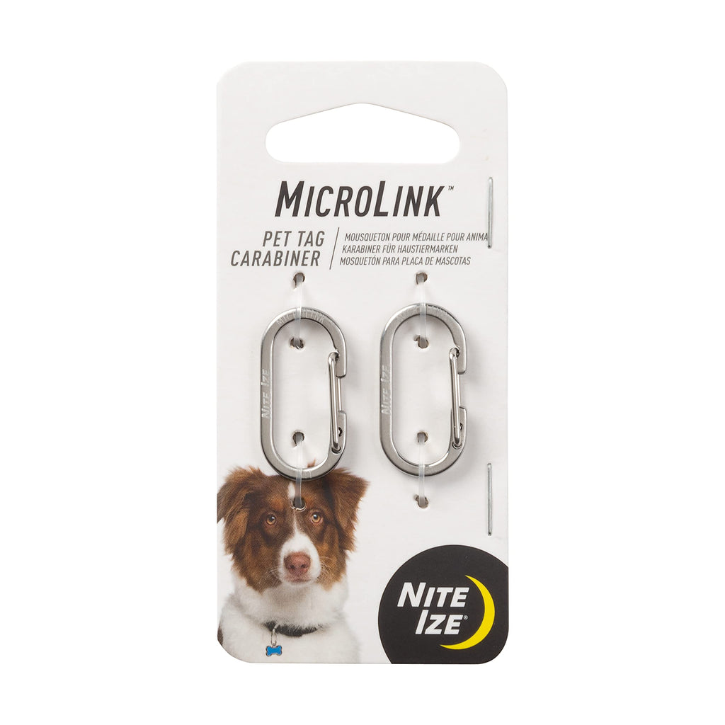Stainless Steel Pet Tag Carabiner, 2 Count U7322