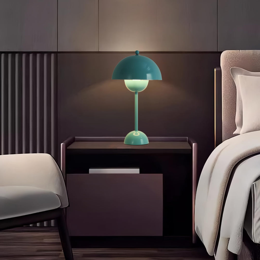 Mid-Century Modern Table Lamp Turquoise I432