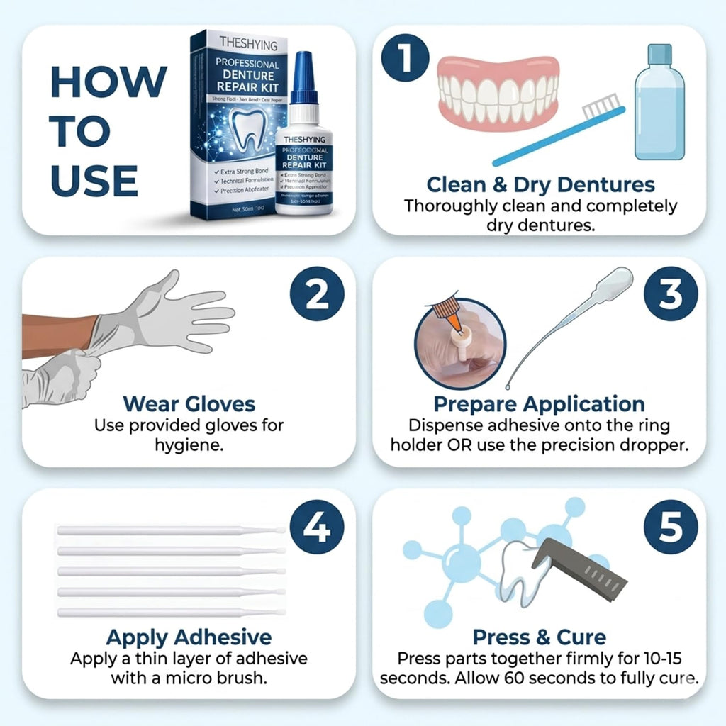 Professional Grade Dental Glue 1oz P4941