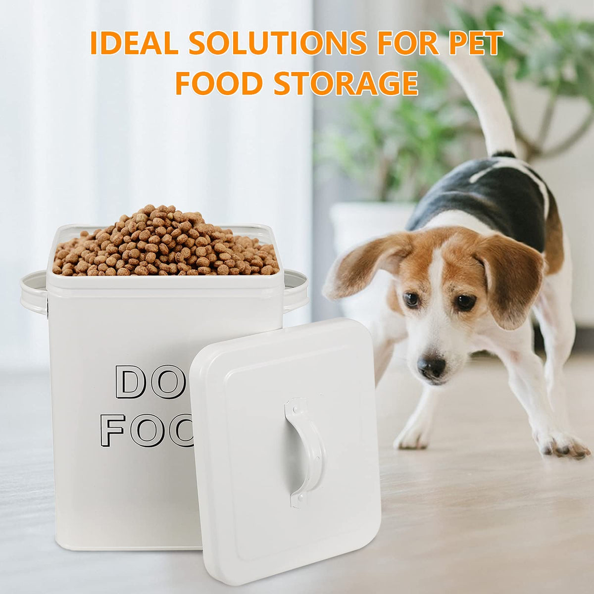 Metal Airtight Dog Food Storage Container 6 lbs E65111