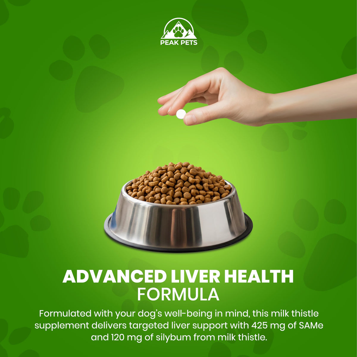 Liver Support Supplement for Large Dogs with Milk Thistle - 30 Chewable Tablets F129186