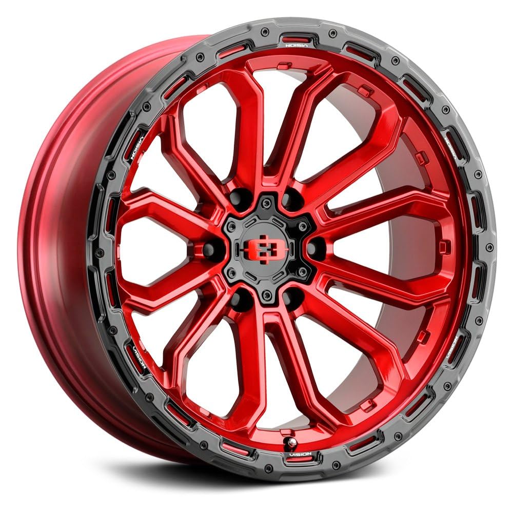 20x9 6x5.5" +0mm Red Wheel Rim S60468