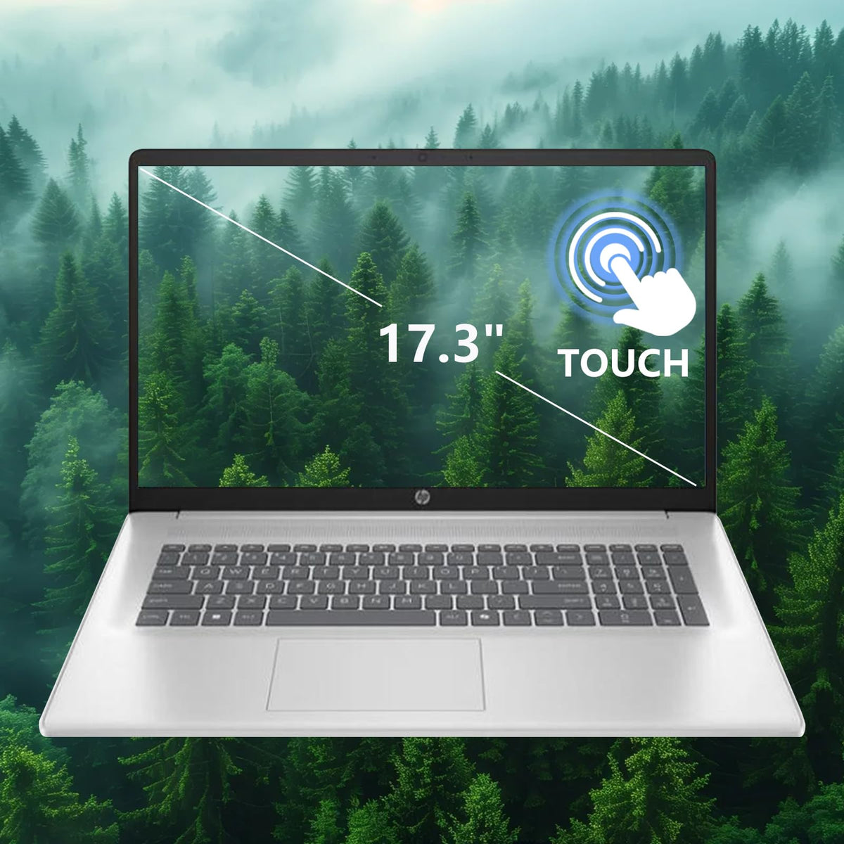 17.3" Touch Screen Laptop, 32GB RAM, 1TB SSD, AMD Ryzen 5, Windows 11 Pro, Silver X218