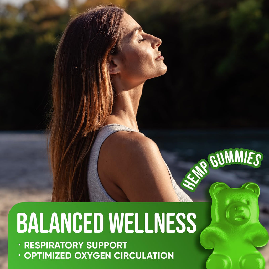 Hemp Gummies Lung Cleanse Supplement 60 Gummies R59192