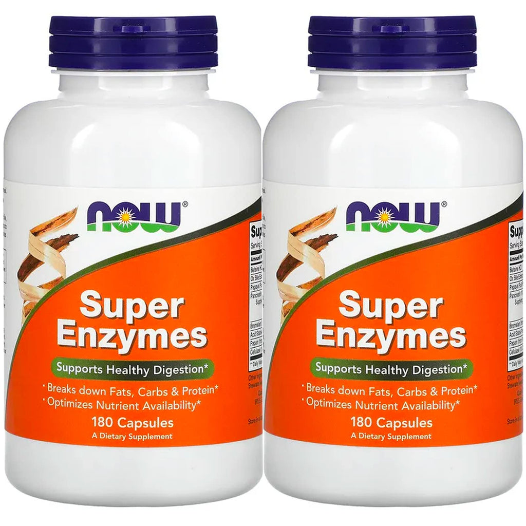 Super Enzymes 180 Capsules, 2 Pack V352