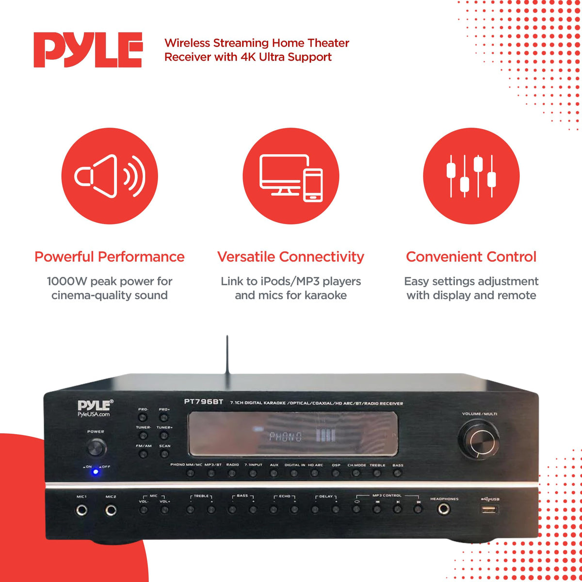 7.1-Channel Bluetooth Stereo Amplifier Q507734