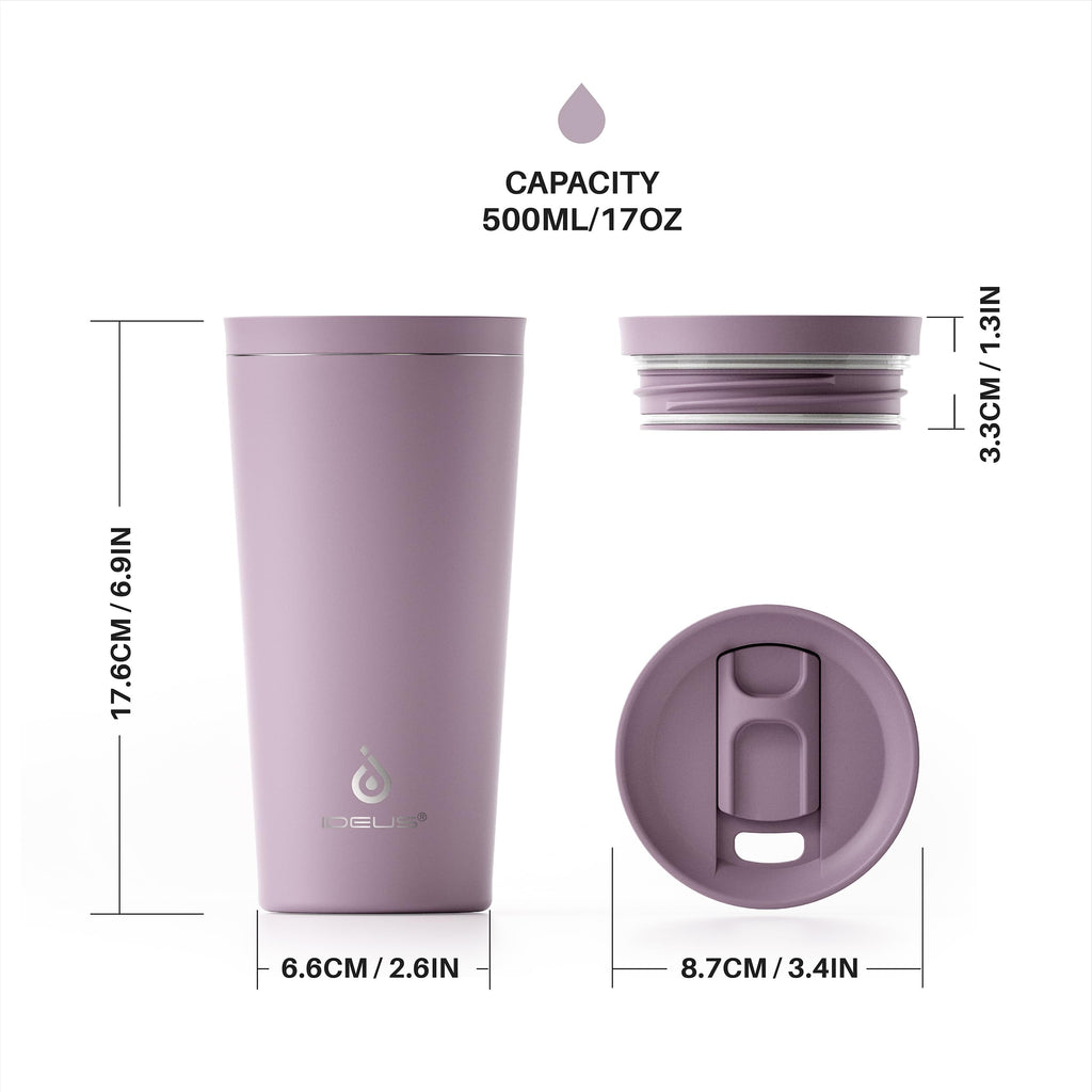 17 oz Stainless Steel Insulated Travel Coffee Mug T690