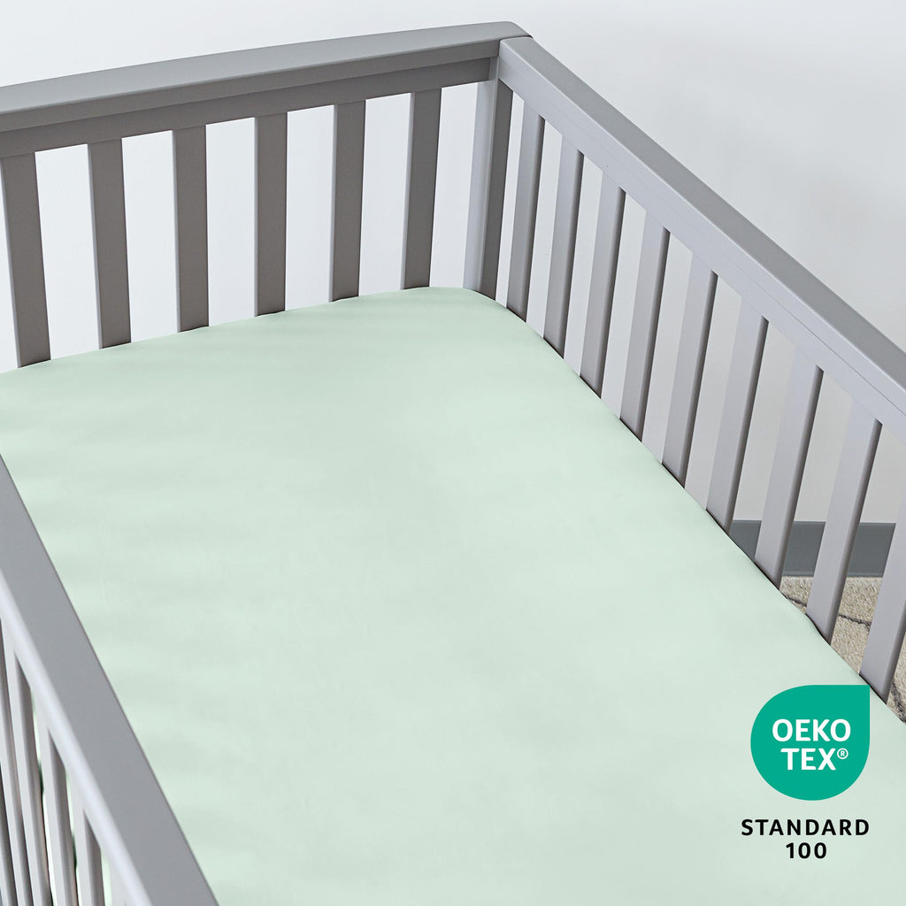 3-Pack Ultra-Soft Microfiber Fitted Crib Sheet C9429