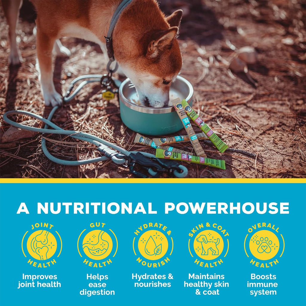 Beef Bone Broth Powder with Chondroitin Glucosamine & Turmeric X4304