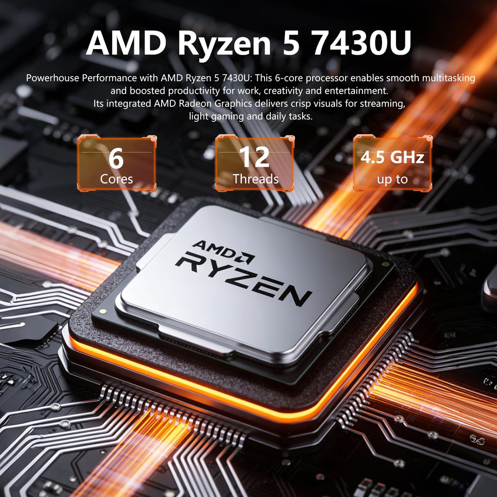 17.3" Touch Screen Laptop, 32GB RAM, 1TB SSD, AMD Ryzen 5, Windows 11 Pro, Silver X218