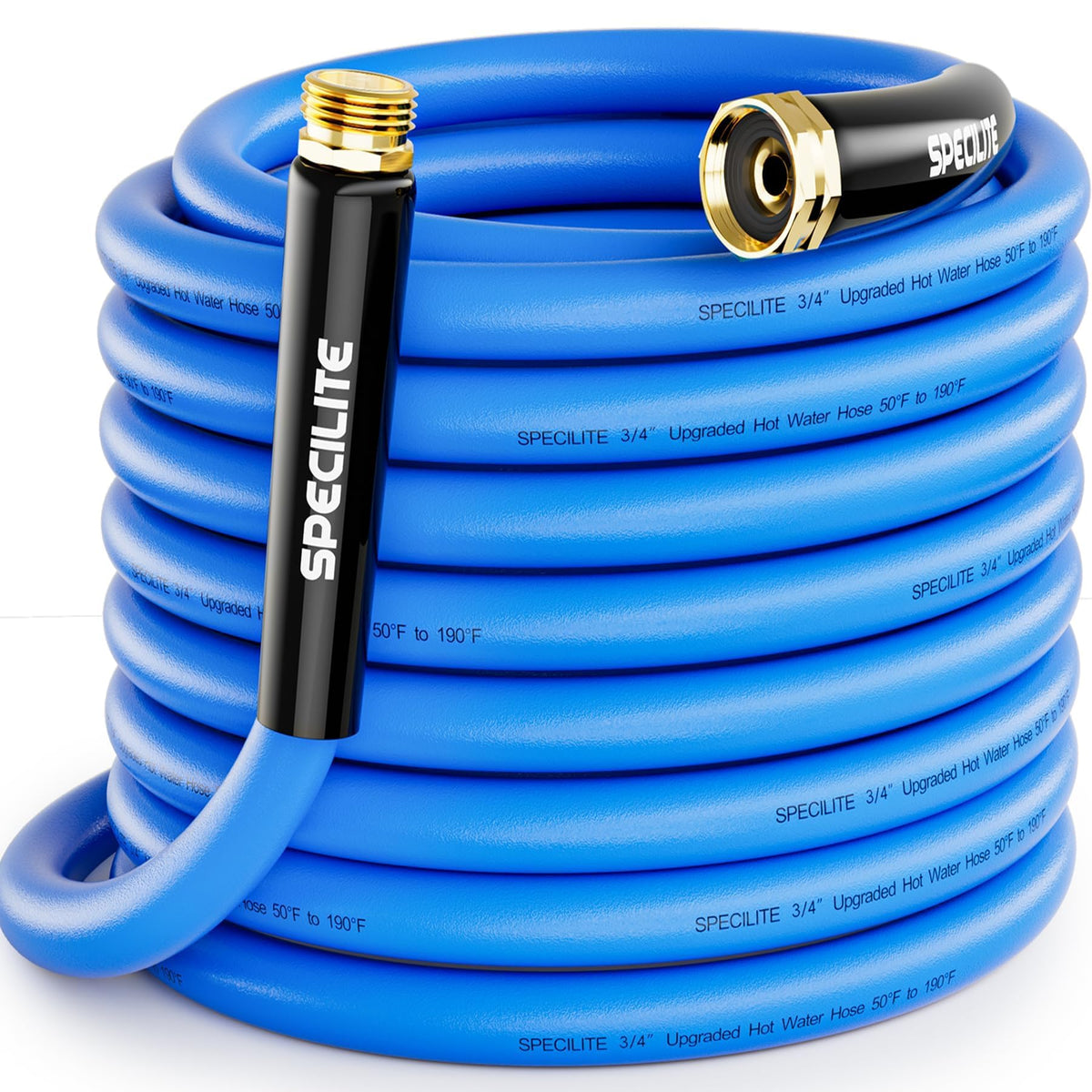 Hot/Cold Garden Water Hose 50 ft x 3/4" Blue F283