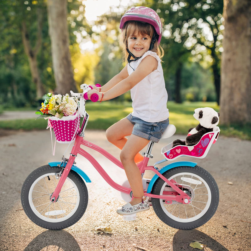 14 Inch Kids Bike with Training Wheels Q927331