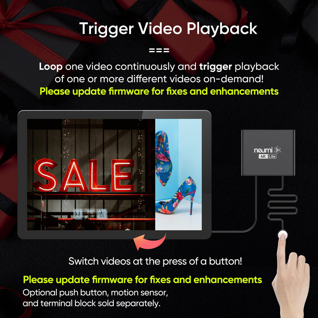 4K Media Player for USB Drives and SD Cards I941006