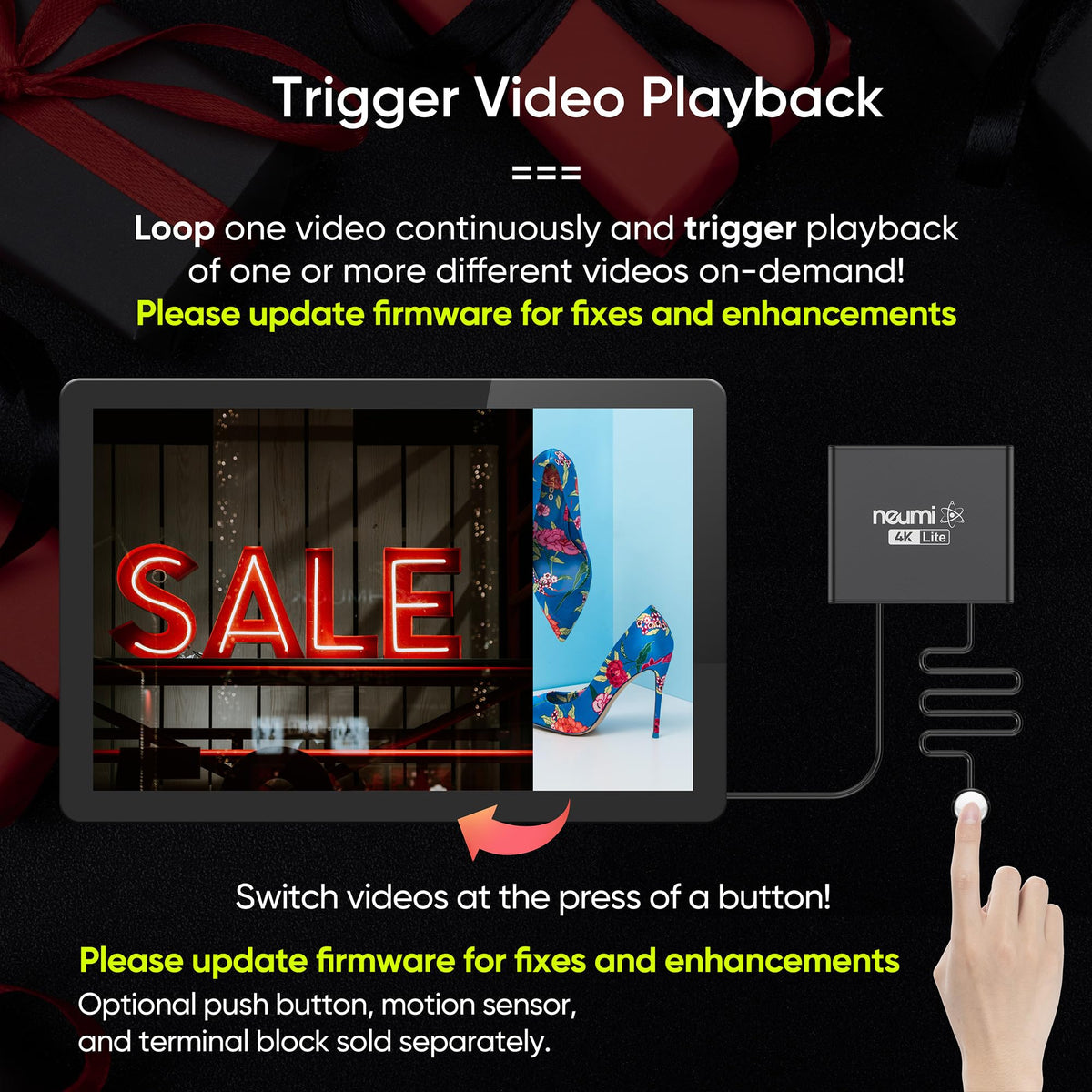 4K Media Player for USB Drives and SD Cards I941006