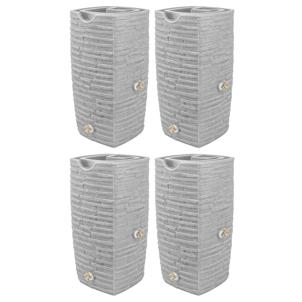 Rain Water Collection Barrel 4 Pack D869