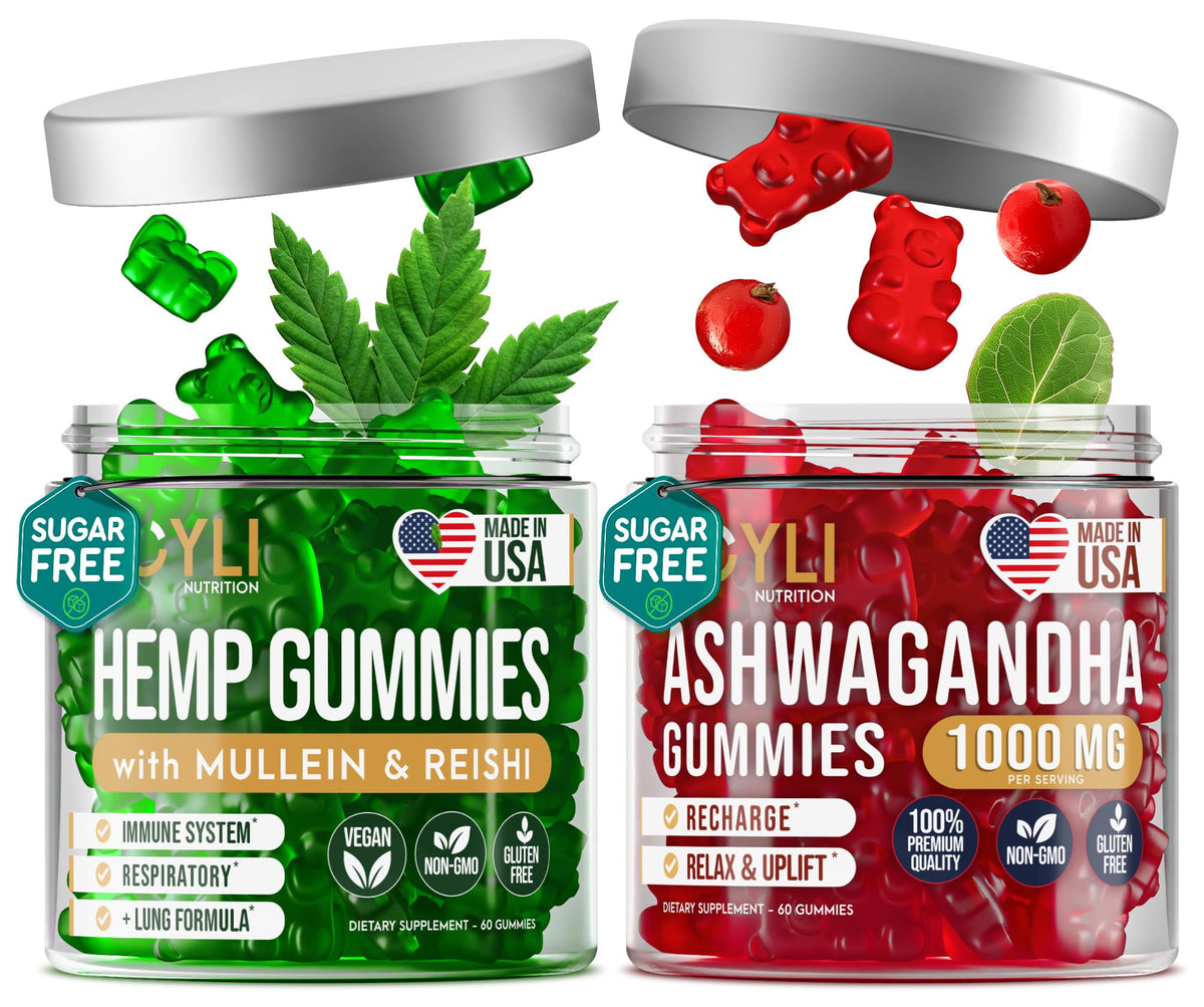 Hemp Gummies Lung Cleanse Supplement 60 Gummies R59192