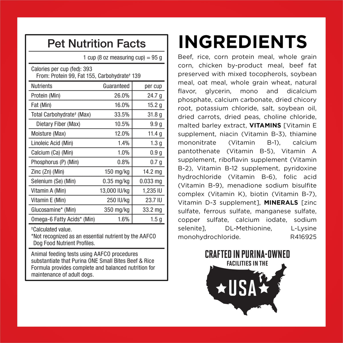 Dog Food Beef and Rice P67901