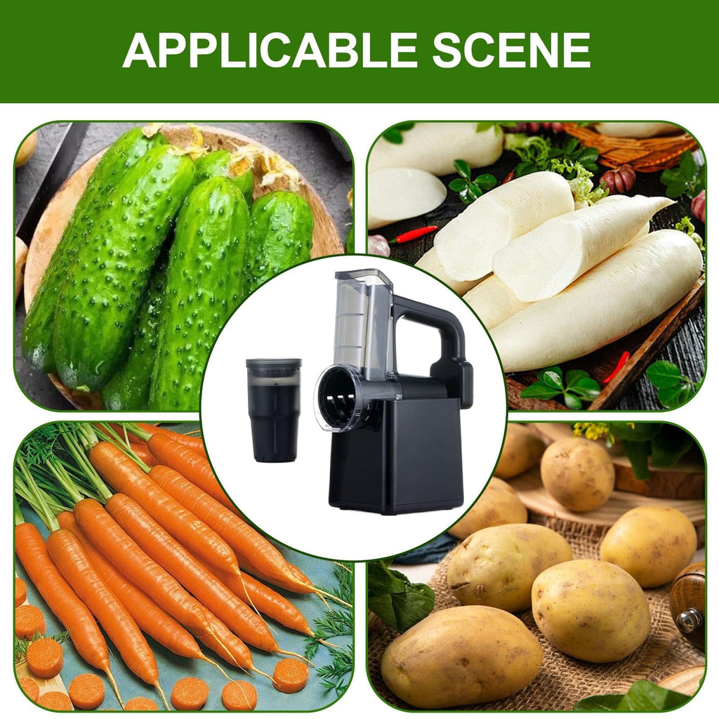 Automatic Rechargeable Food Slicer with 3 Blades D277073