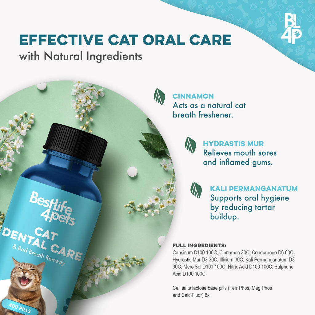Cat Dental Care Supplement 400 Pills L912776