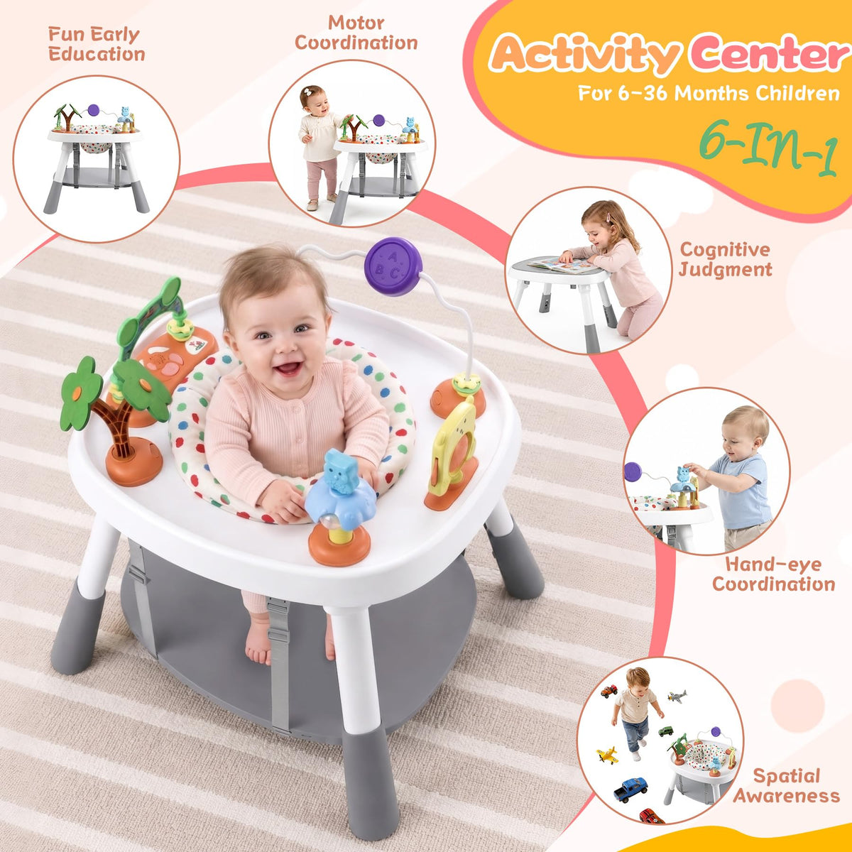 6-in-1 Baby Activity Center W875977