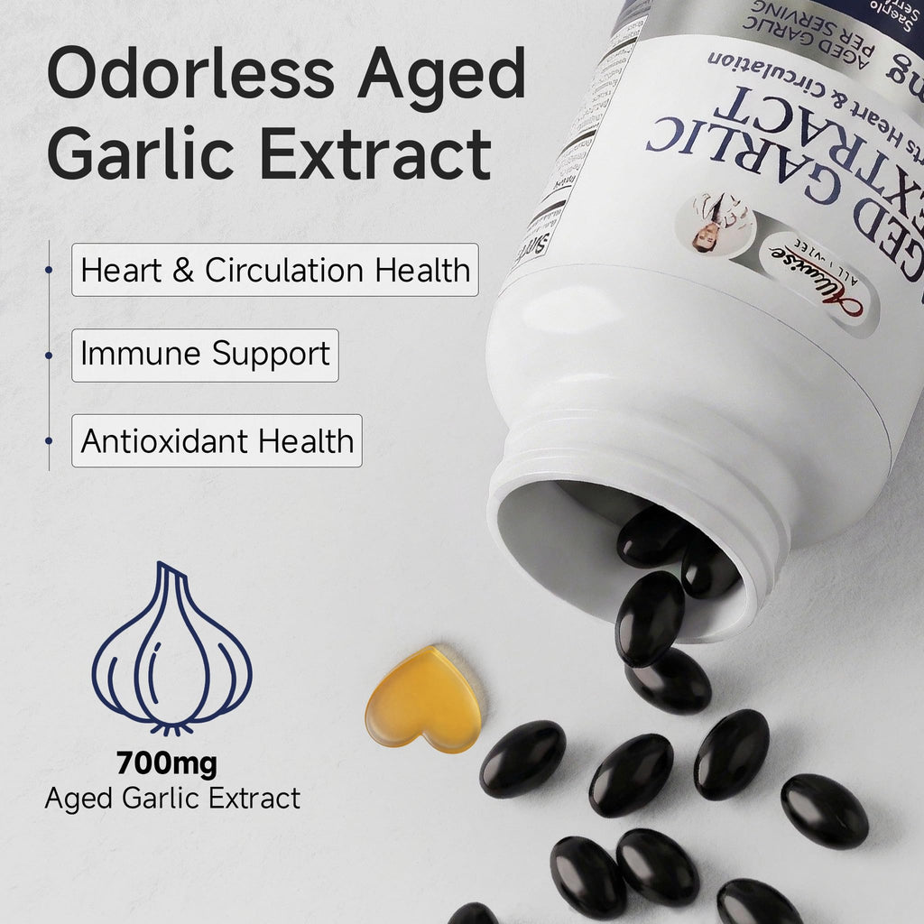Aged Black Garlic Extract 700mg Supplements G4170