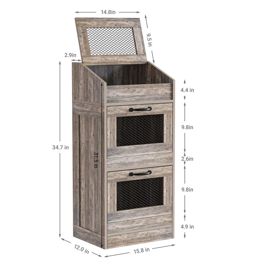 Potato Storage Bin with Lid M285