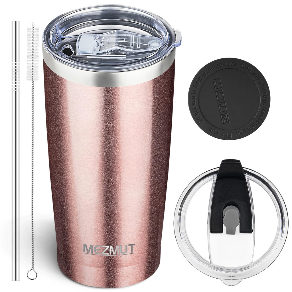 20oz Insulated Tumbler with Lid Straw C396