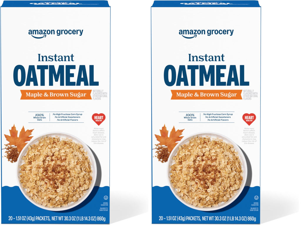 Maple & Brown Sugar Instant Oatmeal, 1.51 Oz, Pack of 40 I777