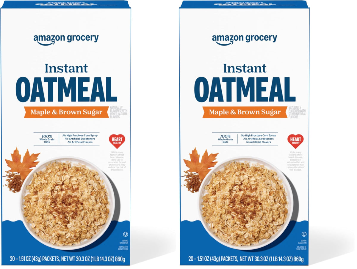 Maple & Brown Sugar Instant Oatmeal, 1.51 Oz, Pack of 40 I777
