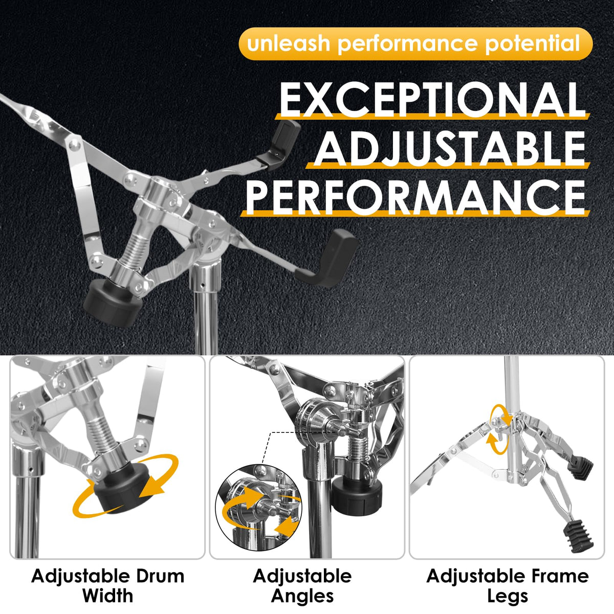 Adjustable Tripod Snare Drum Stand K2014
